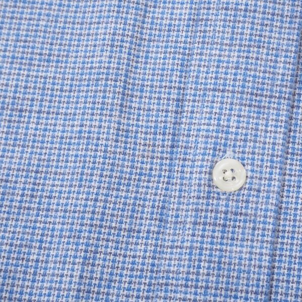 ラルフローレン RALPH LAUREN 4-TD083 新品 胸ロゴ ブルー系チェック シャツ ブルー 18 メンズの画像8