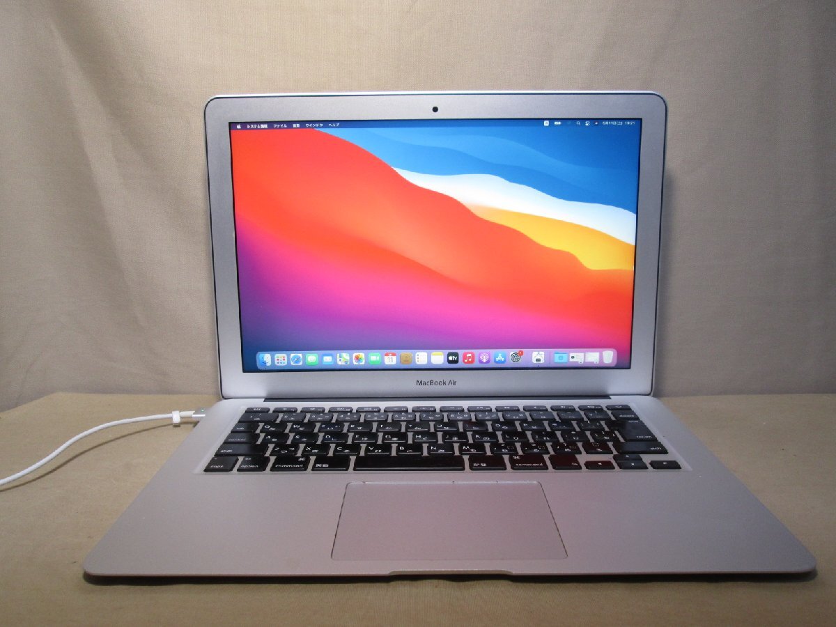 Apple MacBook Air A1466【SSD搭載】　Core i5 1.6GHz　Mac OS Big Sur 11.7.10 Wi-Fi Bluetooth 長期保証 [89304]_画像9