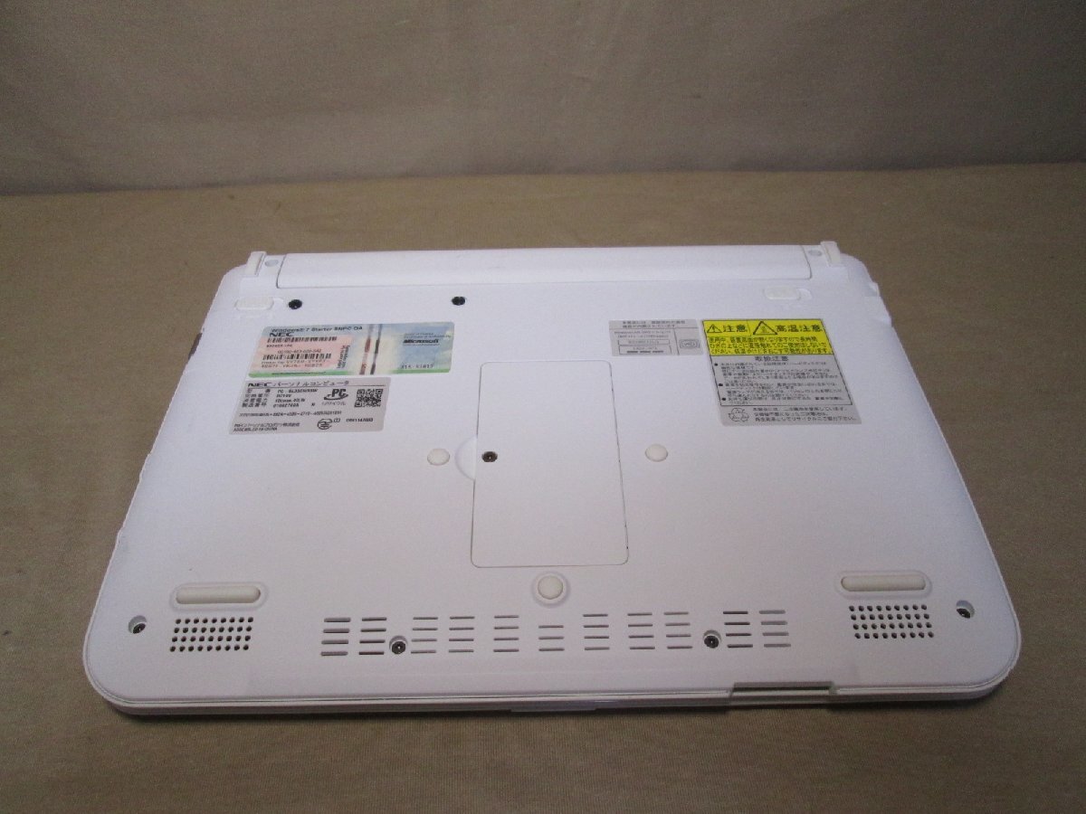 NEC LaVie Light BL330/WA6W【Atom N450 1.66GHz】　【Windows7世代のPC】 2980円均一 電源投入可 ジャンク　送料無料 [89320]_画像8