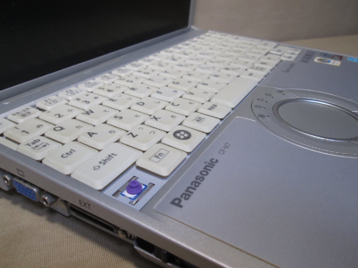 Panasonic Lets note CF-W7CWHAJP【Core 2 Duo】　3GBメモリ　【WindowsVista世代のPC】 2980円均一 ジャンク　送料無料 [89372]_画像3