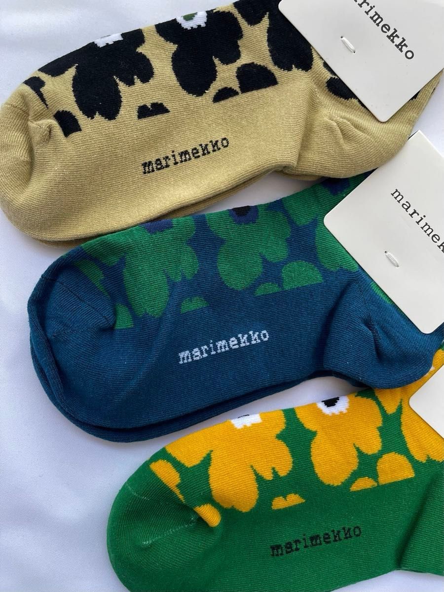 新品  マリメッコ  marimekko  ソックス　4足まとめ