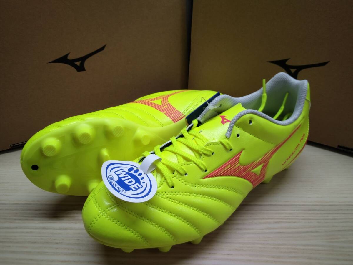 NEW ミズノ MIZUNO サッカーシューズ サッカースパイク モナルシーダ NEO Ⅲ SELECT P1GA242545 固定式 人工皮革 25,0cm