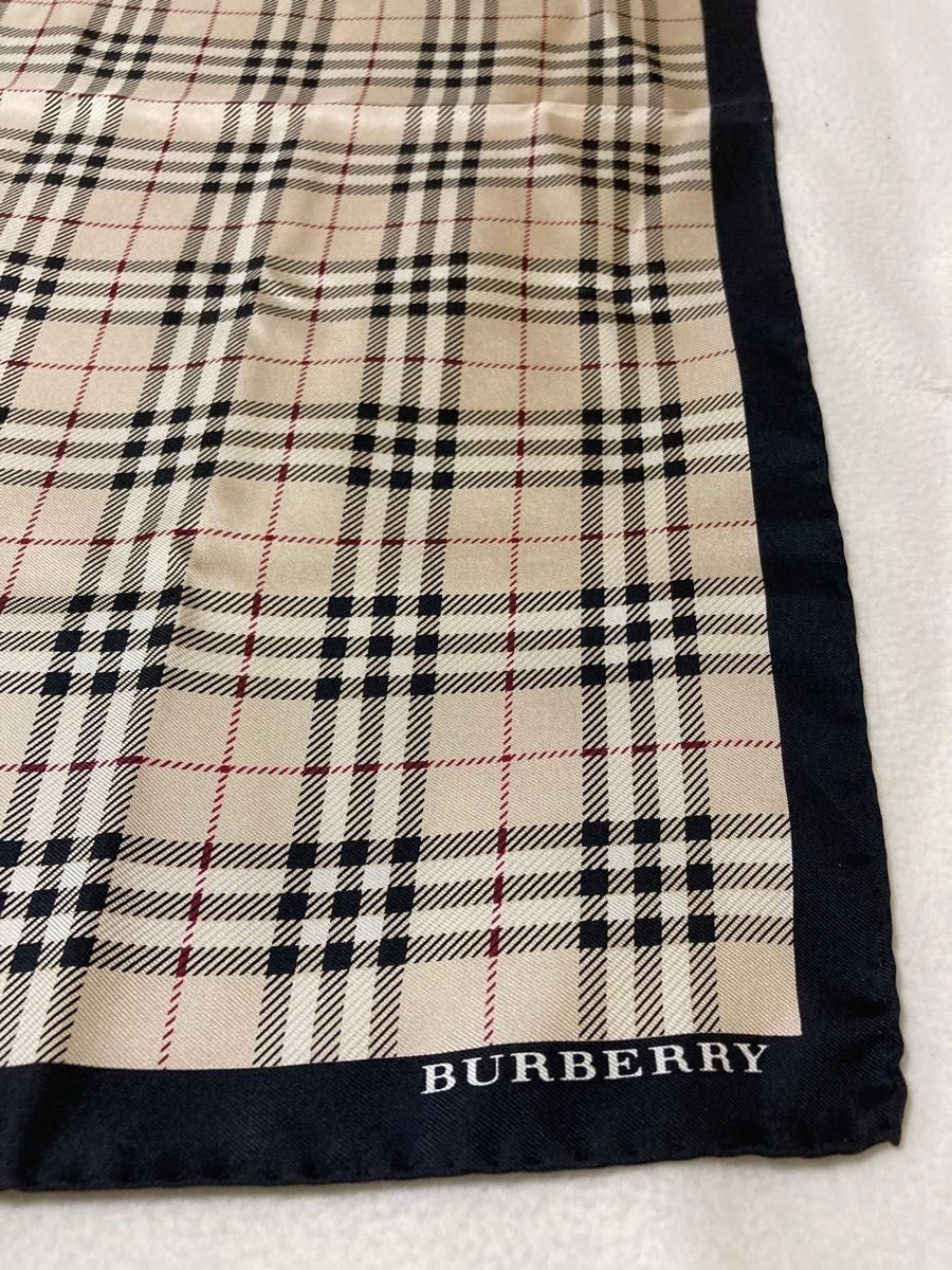 新品未使用　バーバリー　BURBERRY 絹100% スカーフ