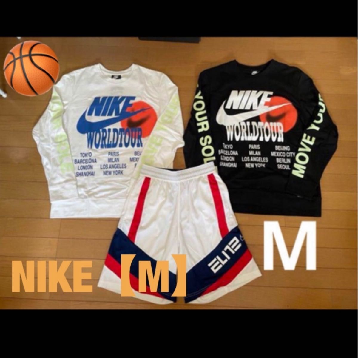 NIKE long sleeve/SHORT PANTS SETUP【M】