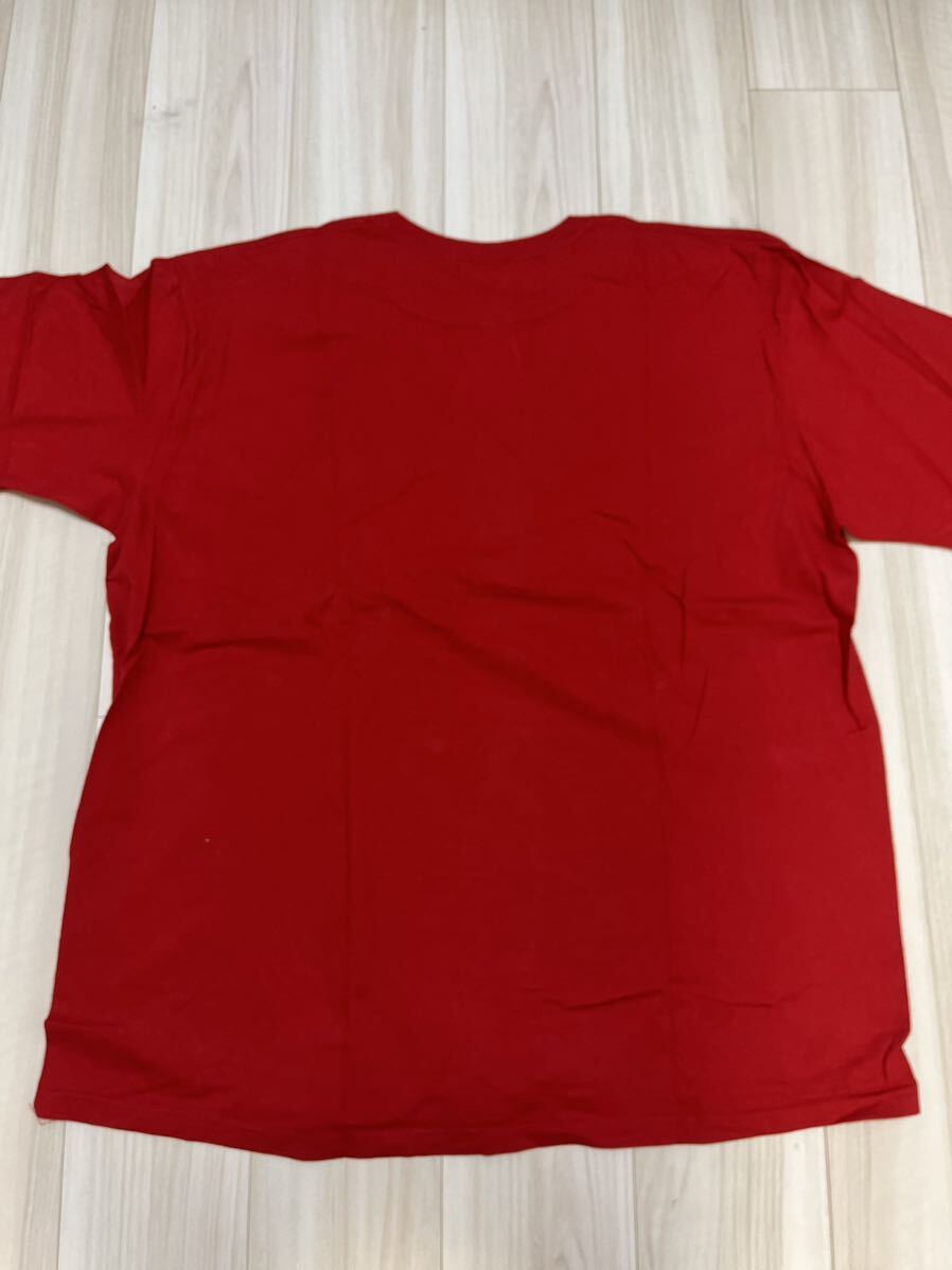 1回短時間着用 2021SS Supreme KAWS Chalk BoxLogo Tee XXL Red シュプリーム カウズ ボックスロゴ 希少サイズ 赤 レッドの画像3