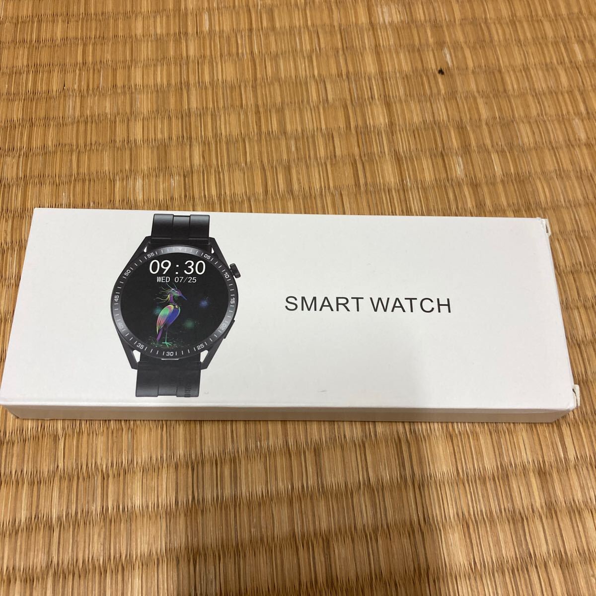 最新版 高画質 スマートウォッチ グレー シリコン ラバー ベルト 腕時計 防水 Bluetooth 通話機能付き 日本語 Android iPhone対応_画像1
