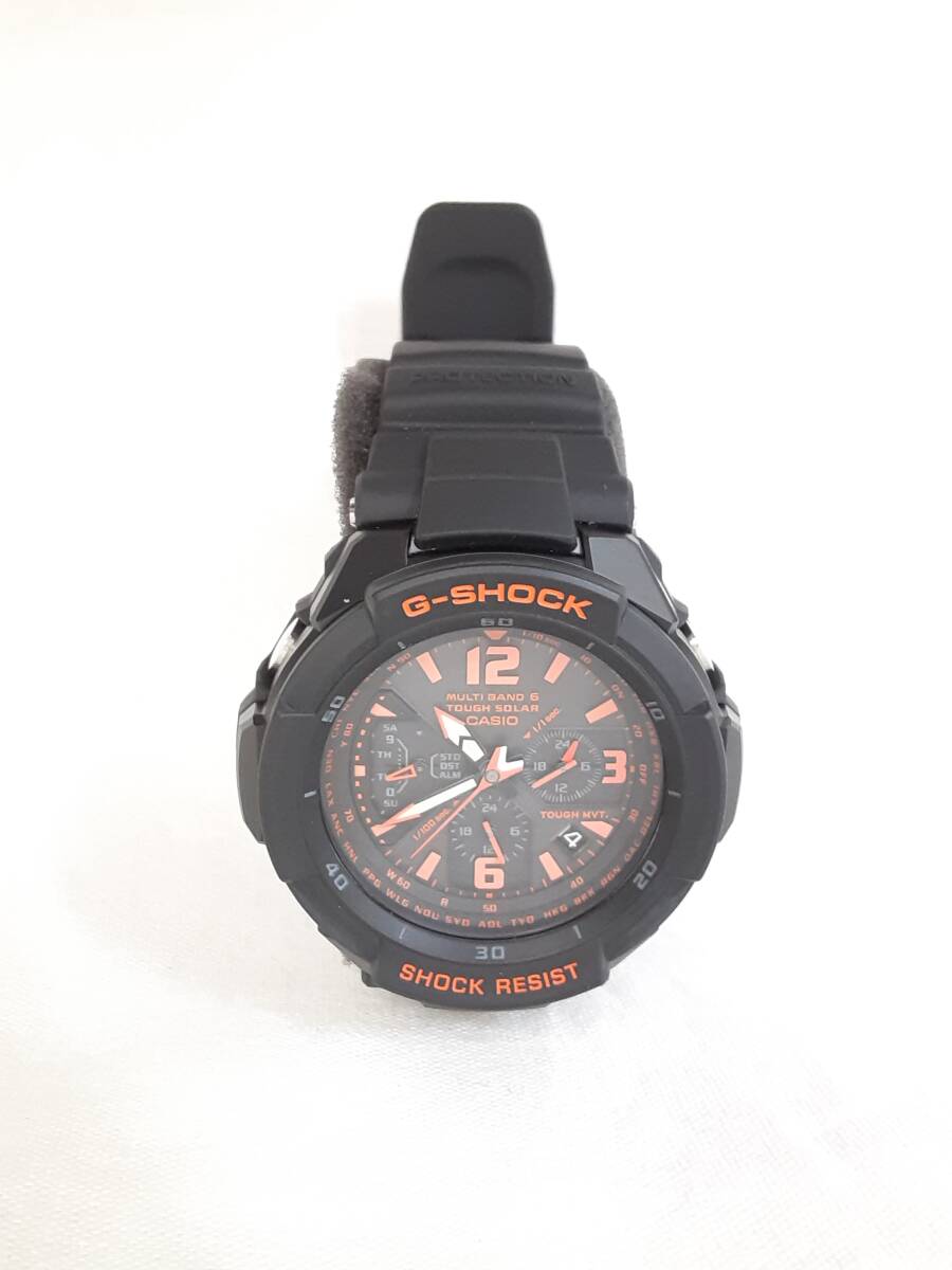 【中古】☆美品・稼働品☆G-SHOCK GW-3000B-1AJF グラビティマスター スカイコックピット タフソーラー 電波ソーラー ブラック【6884】_画像2