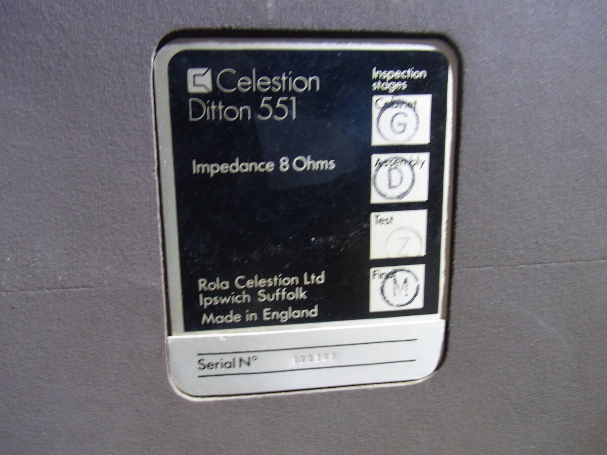 Celestion/セレッション スピーカーペア Ditton 551の画像9