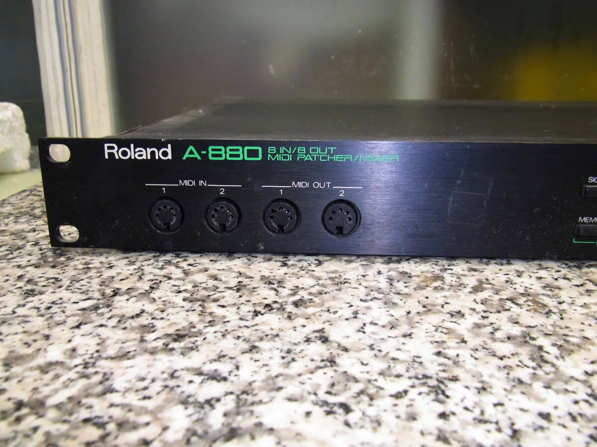 Roland ローランド　A-880 MIDIパッチャー　パッチベイ　ミキサー_画像3