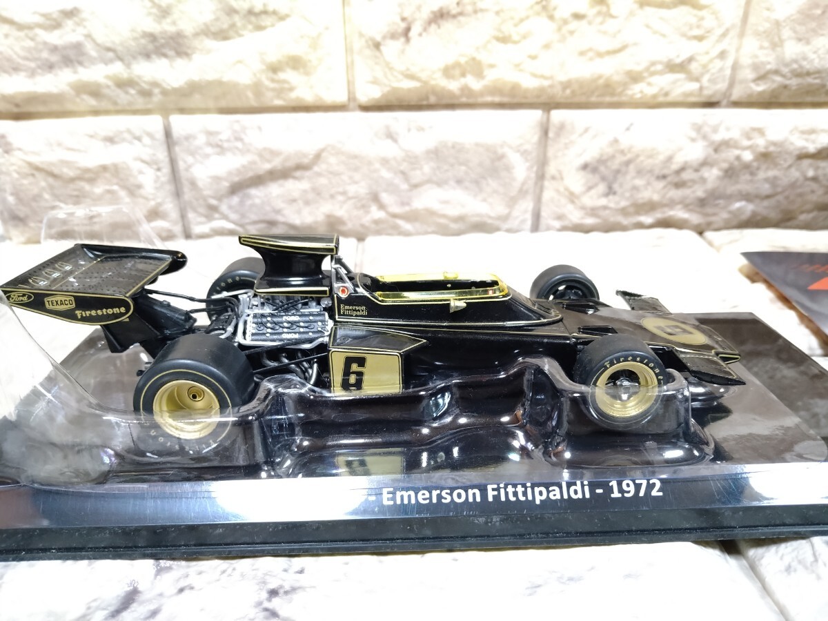 説明必読 キズ有 デアゴスティーニ 28 ロータス 72D エマーソン LOTUS F1 1/24 ビッグスケールコレクションF1マシンコレクション_画像3