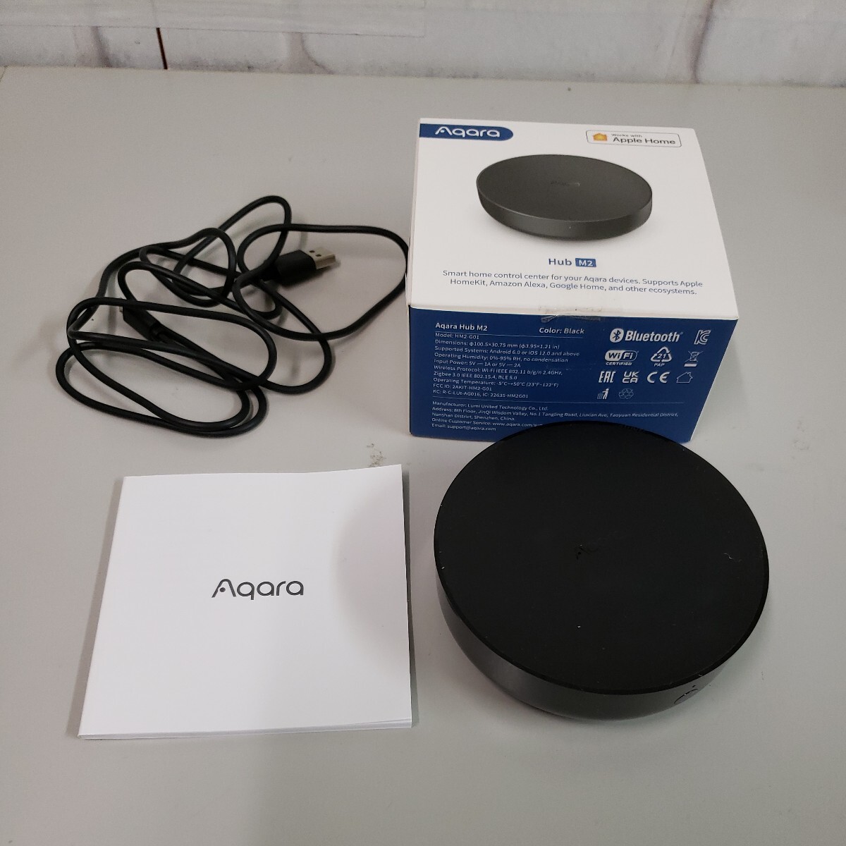 605y1518★Aqara 赤外線家電 スマートリモコン M2ハブ Alexa HomeKit Google Home Siri対応 スマートホーム 遠隔操作_画像1