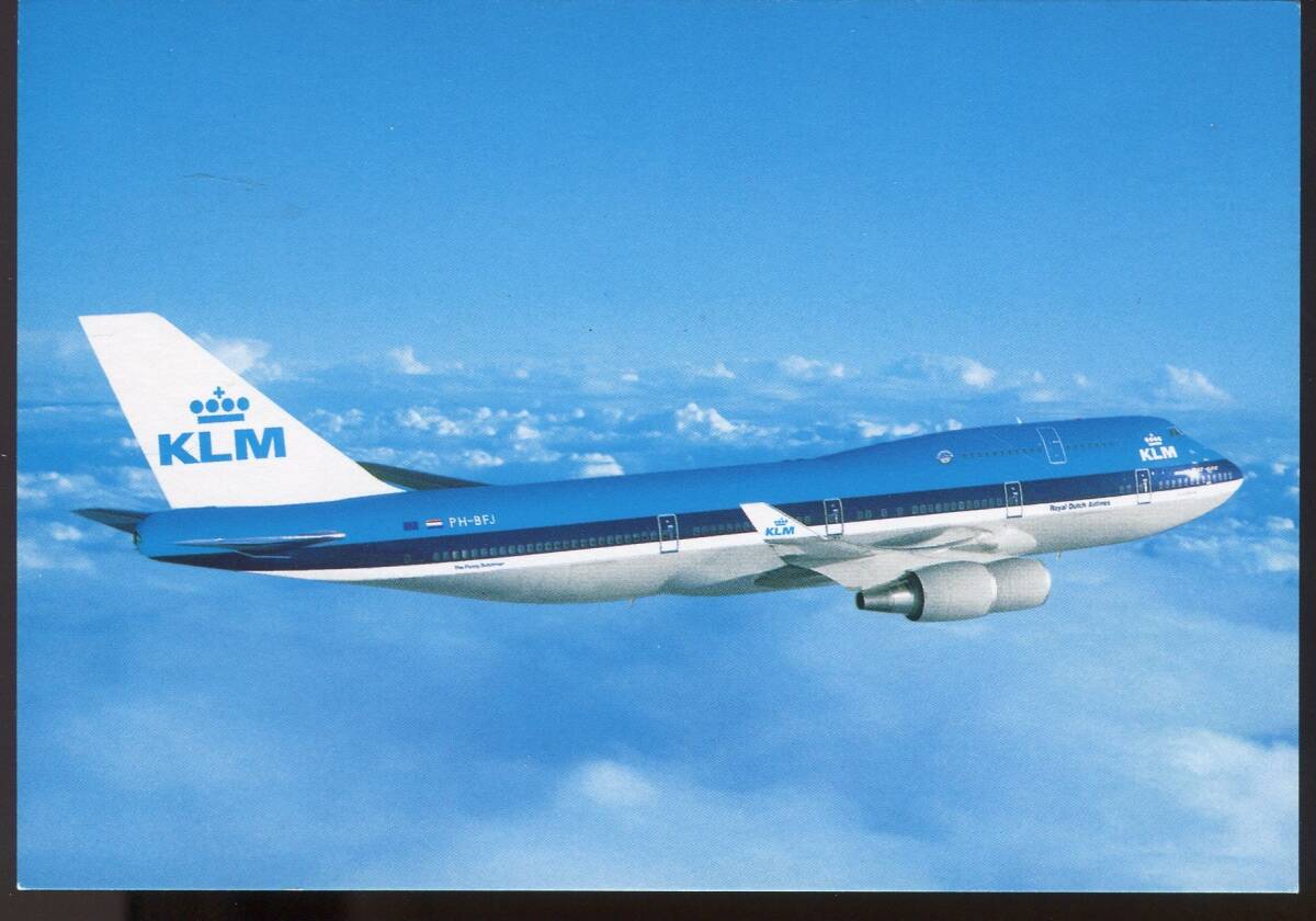 航空絵葉書/会社別/KLMオランダ航空/会社製/未使用/38_画像1