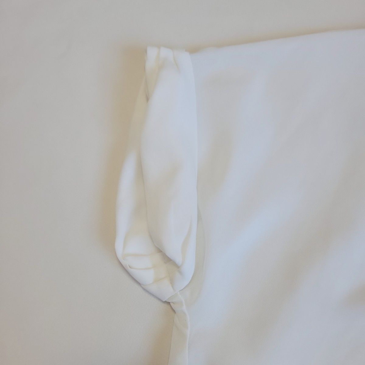 ブロードゥリー＆コー ナノユニバース 金ボタンブラウス 半袖 白 プルオーバー シャツ カットソー フリーサイズ ゆったり