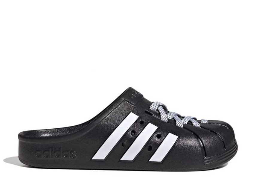 adidas Adilette Clogs "Core Black/Footwear White" 27.5cm JH9848の画像1