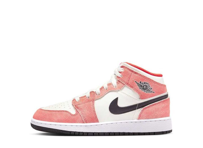 Nike GS Air Jordan 1 Mid "Orange Suede" 22.5cm DV1336-800_画像1