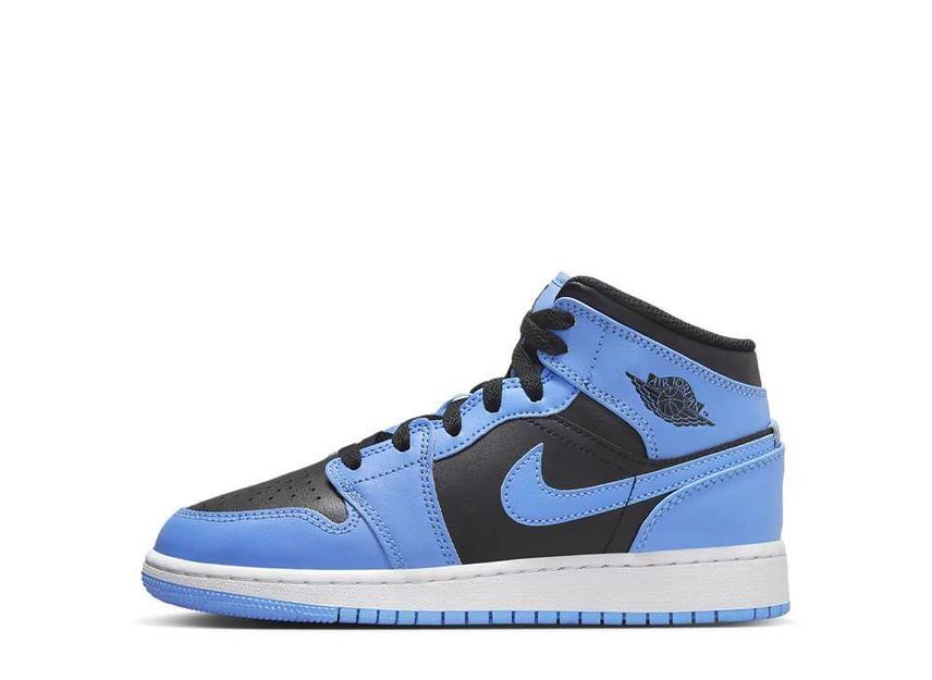 Nike GS Air Jordan 1 Mid "University Blue" 23.5cm DQ8423-401_画像1