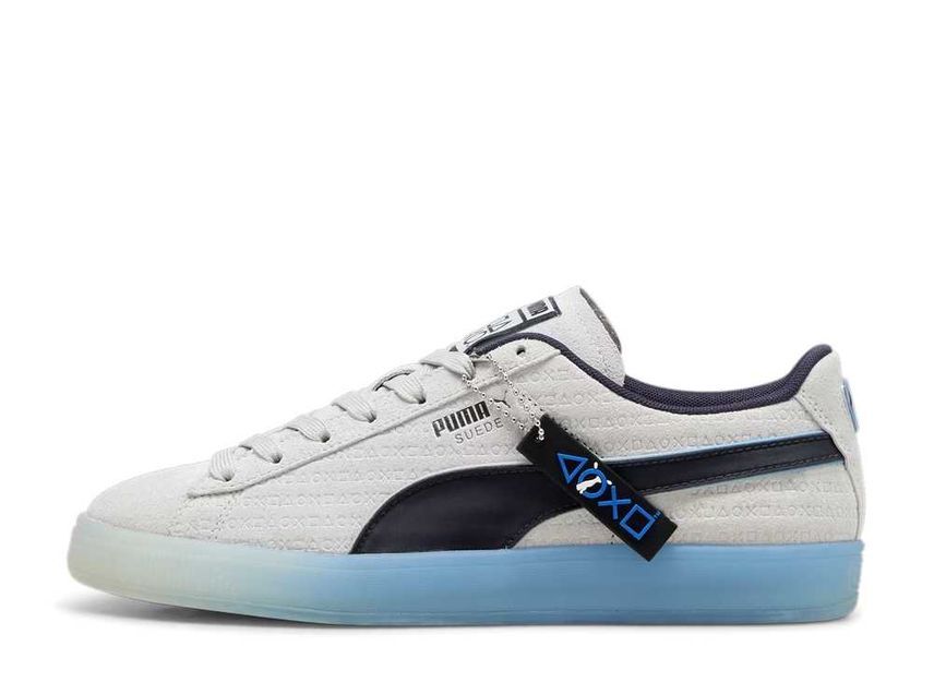 PlayStation Puma Suede "Glacial Gray/New Navy" 27.5cm 396246-01_画像1