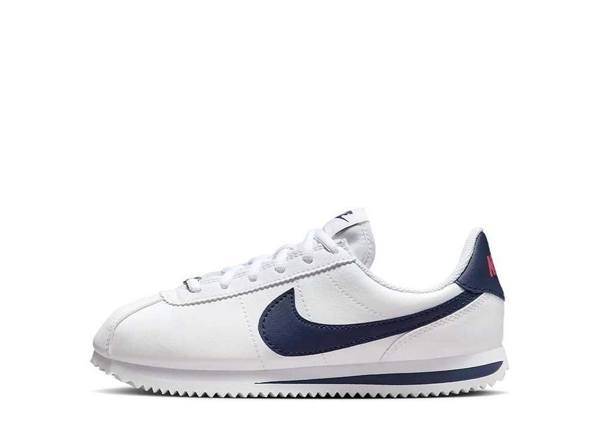 Nike GS Cortez Basic SL "White/Habanero Red/Metallic Silver/Neutral Indigo" 22.5cm 904764-106_画像1