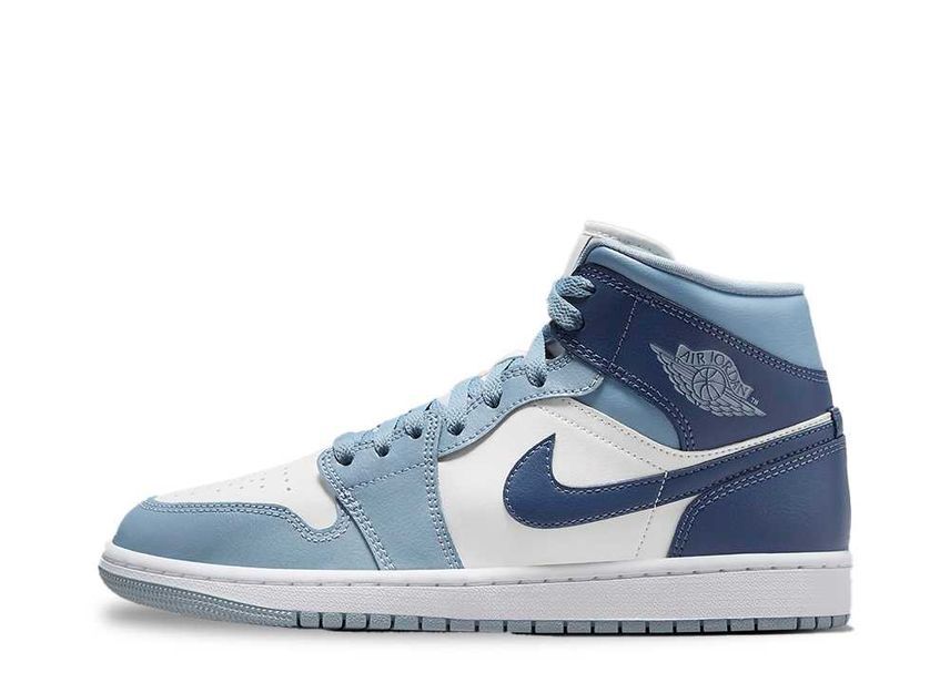 Nike WMNS Air Jordan 1 Mid "White/Diffused Blue" 25cm BQ6472-140_画像1