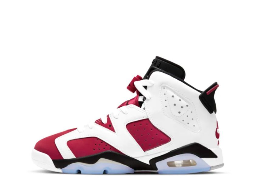 Nike Air Jordan 6 GS "Carmine" (2021) 22.5cm 384665-106_画像1