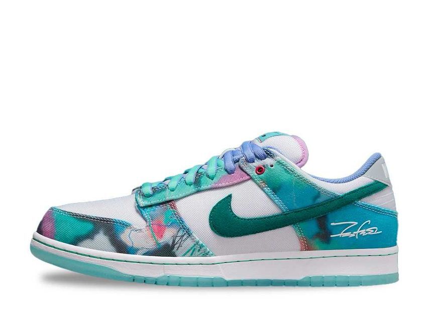 Futura Nike SB Dunk Low "White and Geode Teal" 27.5cm HF6061-400_画像1