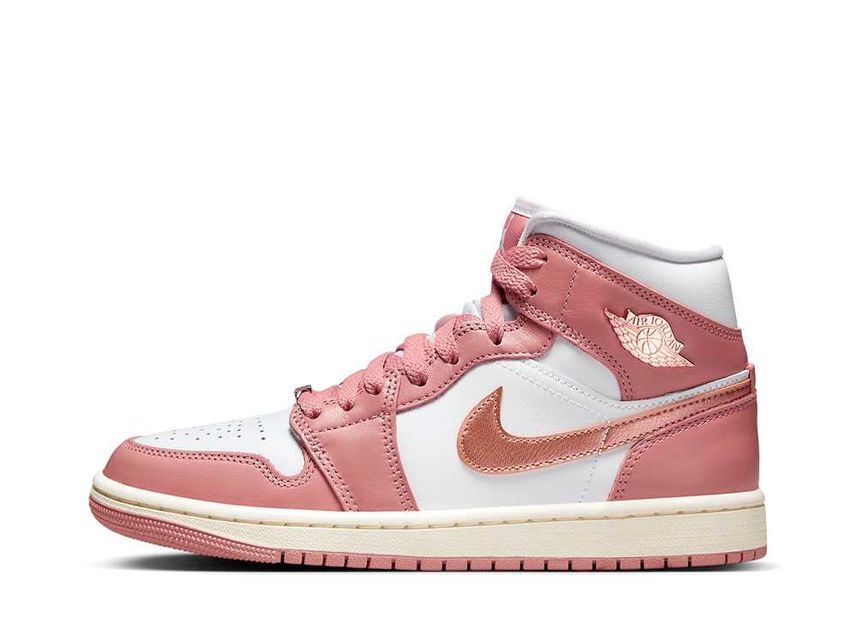 Nike WMNS Air Jordan 1 Mid SE "Red Stardust" 25cm FB9892-670_画像1