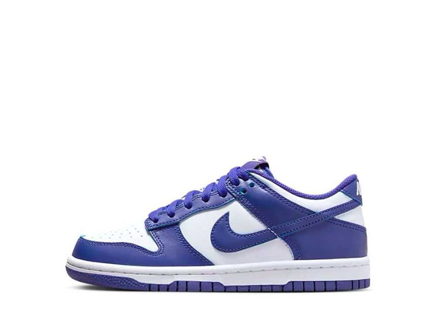 Nike GS Dunk Low "White/University Red/Concord" 22.5cm FB9109-106_画像1