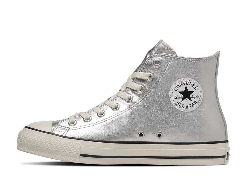 Converse Leather All Star Hi "Silver" 26.5cm 31311880_画像1