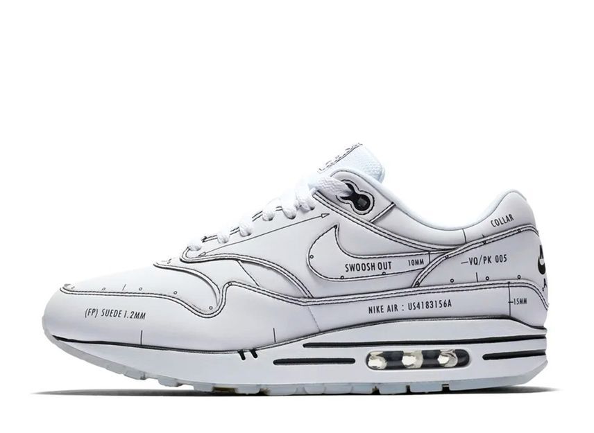 NIKE AIR MAX 1 TINKER SCHEMATIC WHITE 27cm CJ4286-100_画像1