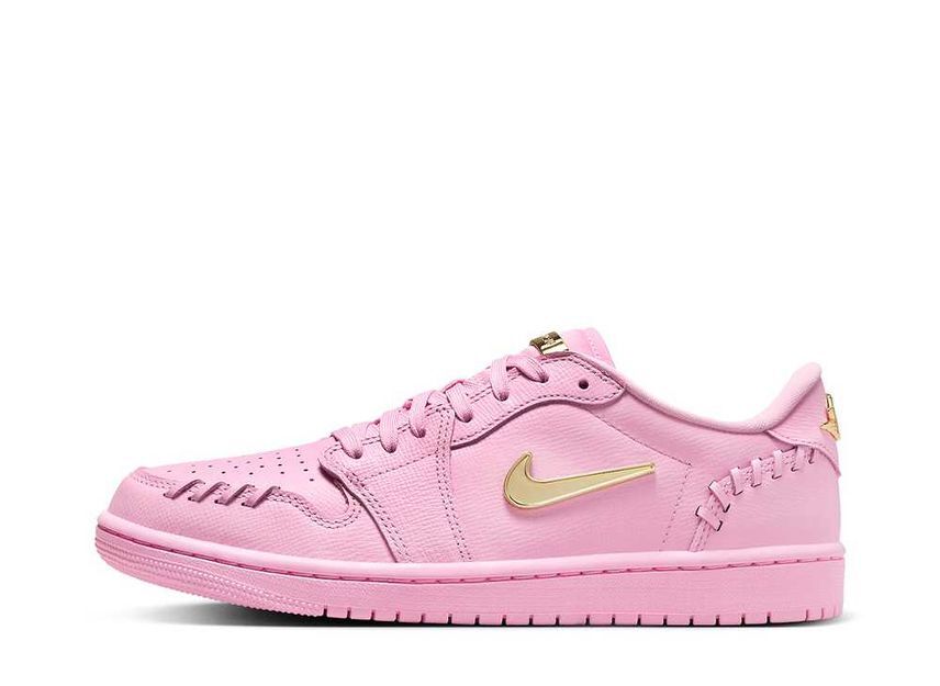 Nike WMNS Air Jordan 1 Low MM "Perfect Pink/Metallic Gold" 24.5cm FN5032-600_画像1