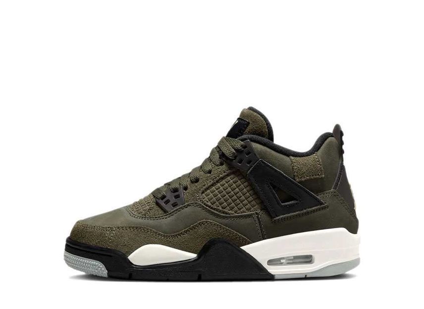 Nike GS Air Jordan 4 Retro SE Craft "Olive" 24.5cm FB9928-200_画像1