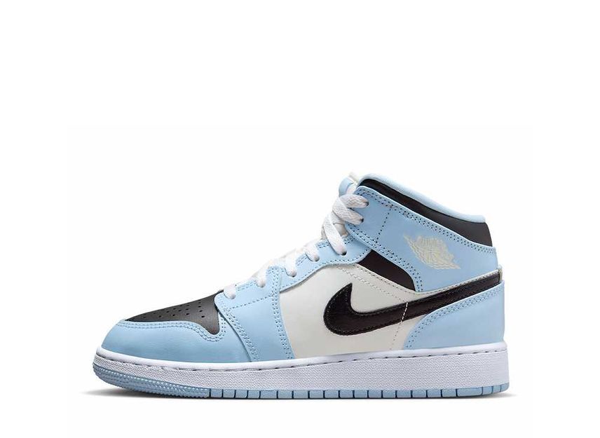 Nike GS Air Jordan 1 Mid "Ice Blue" 25cm 555112-401_画像1