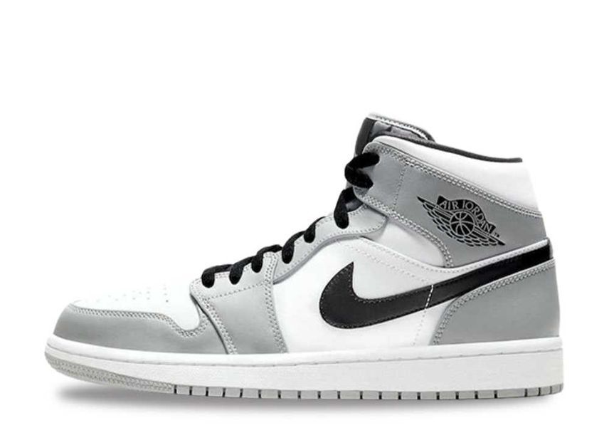 Nike Air Jordan 1 Mid "Light Smoke Grey/Black-White" 25cm 554724-092_画像1