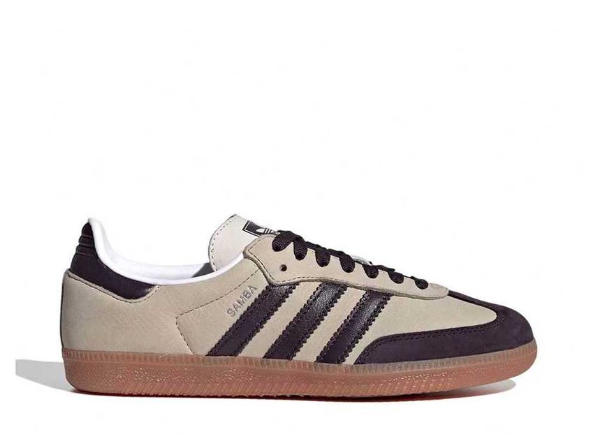 adidas Originals Samba OG "Putty Grey/Aurora Black/Silver Metallic" 24cm IE5835_画像1