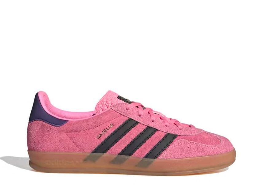 adidas Originals WMNS Gazelle Indoor "Bliss Pink/Core Black/Collegiate Purple" 23cm IE7002_画像1