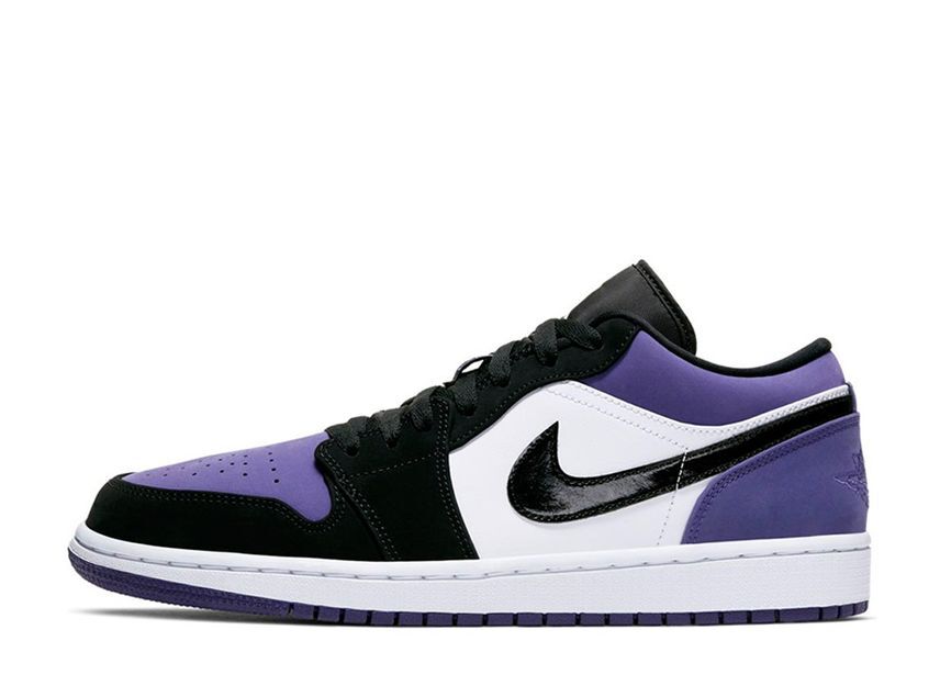 Nike Air Jordan 1 Retro Low "White/Black/Court Purple" 27cm 553558-125_画像1