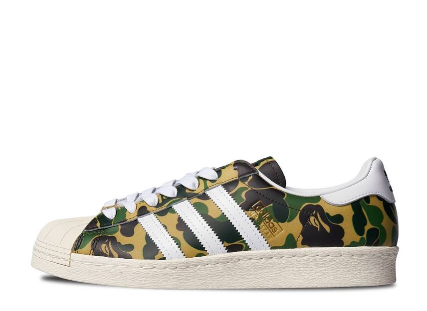 A BATHING APE × adidas Superstar 80's "Green Camo" 26.5cm GZ8981_画像1