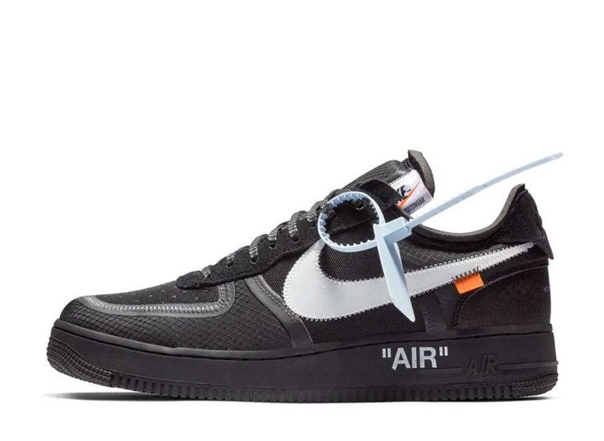 Off-White Nike Air Force 1 Low "Black" 26.5cm AO4606-001_画像1