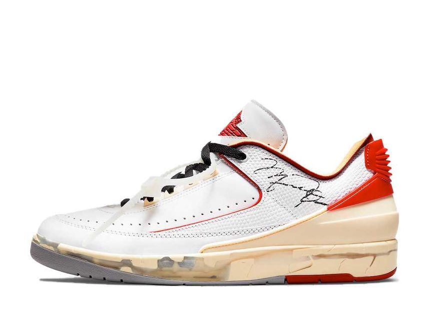 Off-White Nike Air Jordan 2 Low "White and Varsity Red" 29cm DJ4375-106_画像1