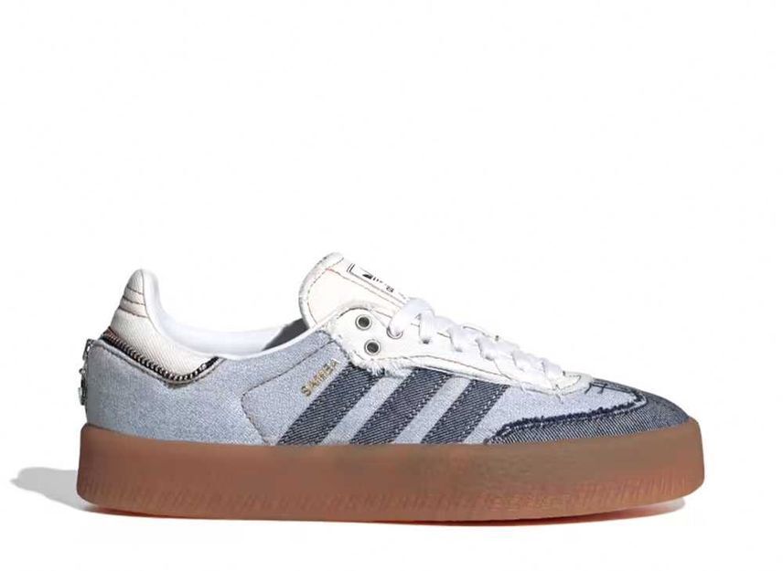 atmos pink別注 adidas Originals WMNS Sambae "Stacked Denim" 24cm II0001_画像1