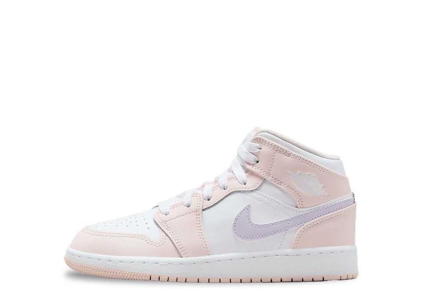 Nike GS Air Jordan 1 Mid "Pink Wash/White/Violet Frost" 25cm FD8780-601_画像1