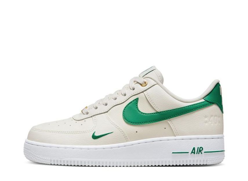 Nike WMNS Air Force 1 Low 40th Anniversary "Sail/Malachite/White/Metallic Gold" 26cm DQ7582-101_画像1