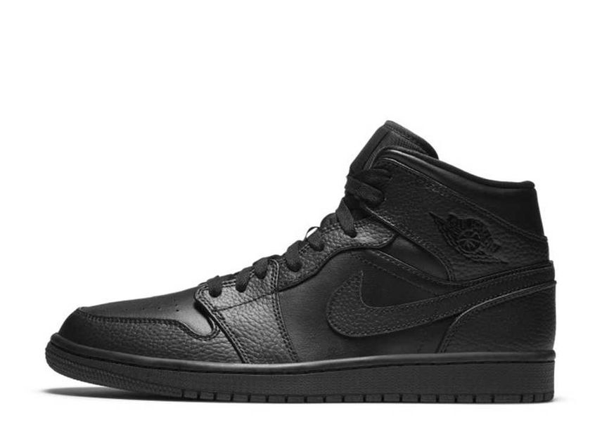 Nike Air Jordan 1 Mid "Triple Black" 25.5cm 554724-091_画像1