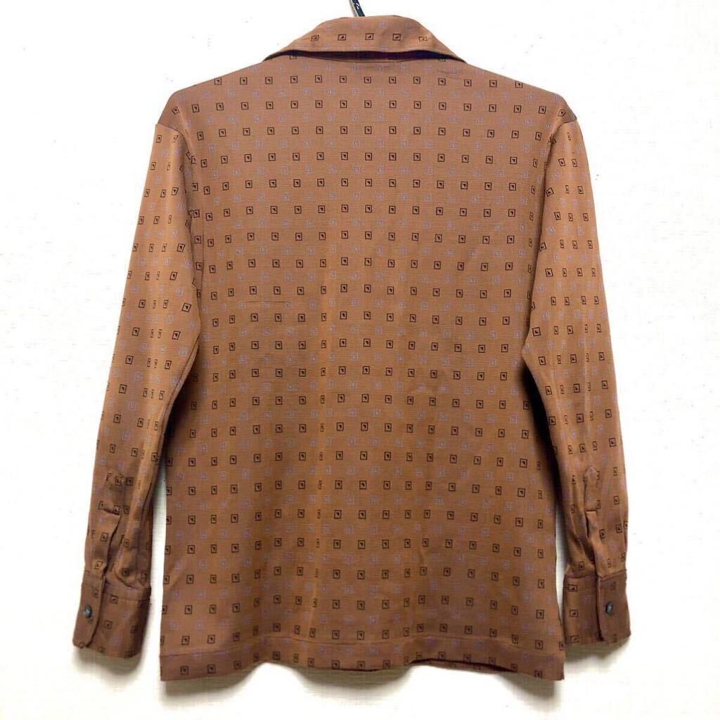 特価 60s-70sヴィンテージ プルオーバーシャツ Lサイズ ポリシャツ 昭和レトロ ビンテージの画像2