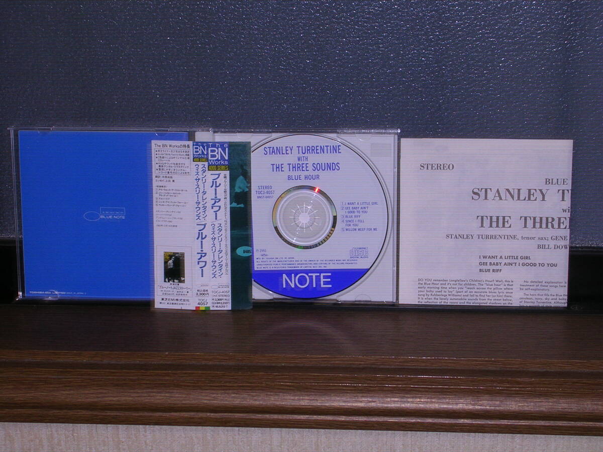 帯付国内盤CD STANLEY TURRENTINE(スタンリー・タレンタイン) WITH THE 3 SOUNDS／ブルー・アワー_画像3