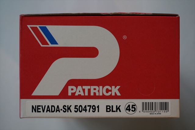 ■パトリック ネバダ スネーク28㎝PATRICK NEVADA ブラック■サイズ45_元箱