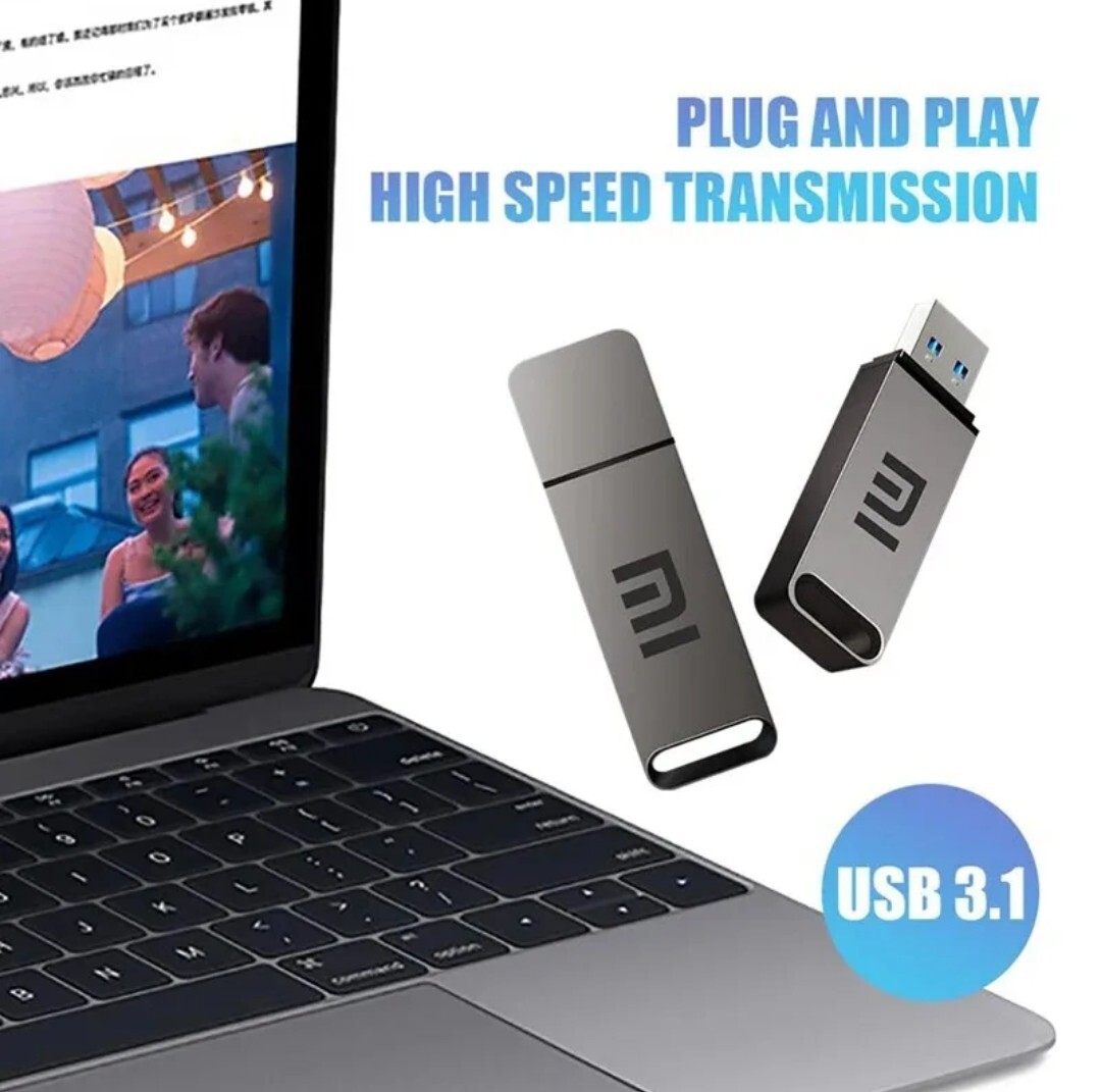 2TB (2000GB) USB память серебряный колпак имеется USB память колпак тип 