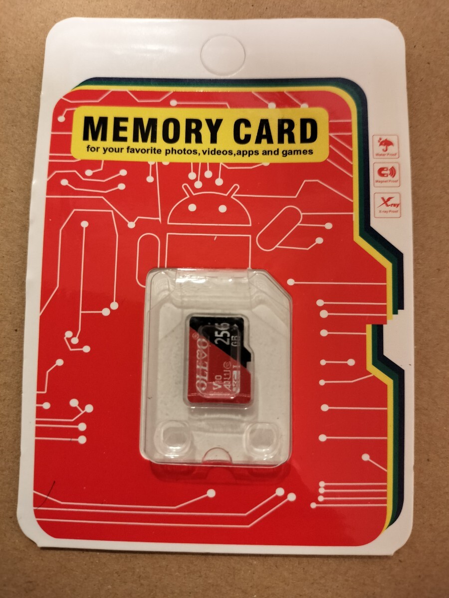 OLEO 新品未開封　256GB マイクロSD　microsd 大容量 マイクロSDカード_画像2