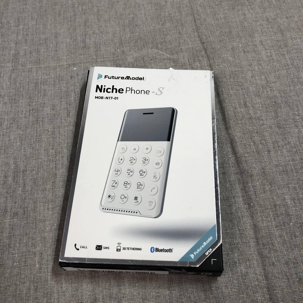 NichePhone-S(ニッチフォン-S)(ホワイト) MOB-N17-01 SIMフリー　au系使用不可_画像1