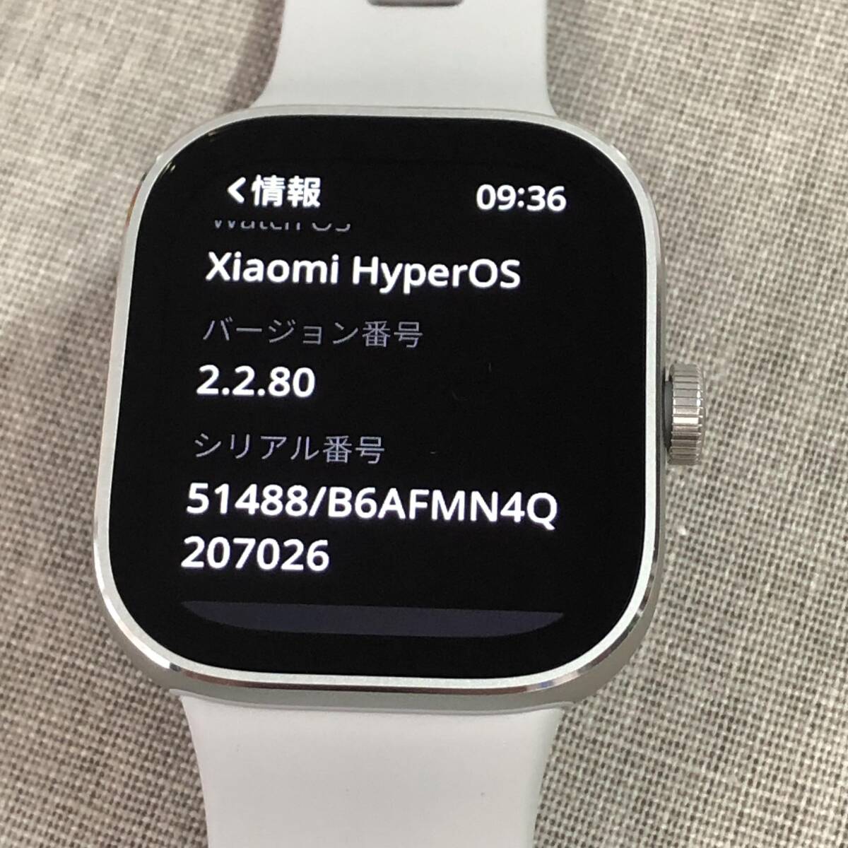 シャオミ(小米) Redmi Watch 4 シルバーグレー M2315W1_画像6